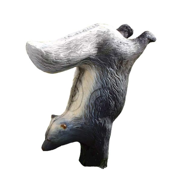 Skunk on forelegs