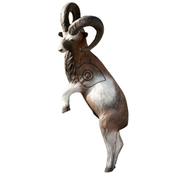 Mouflon on hind legs